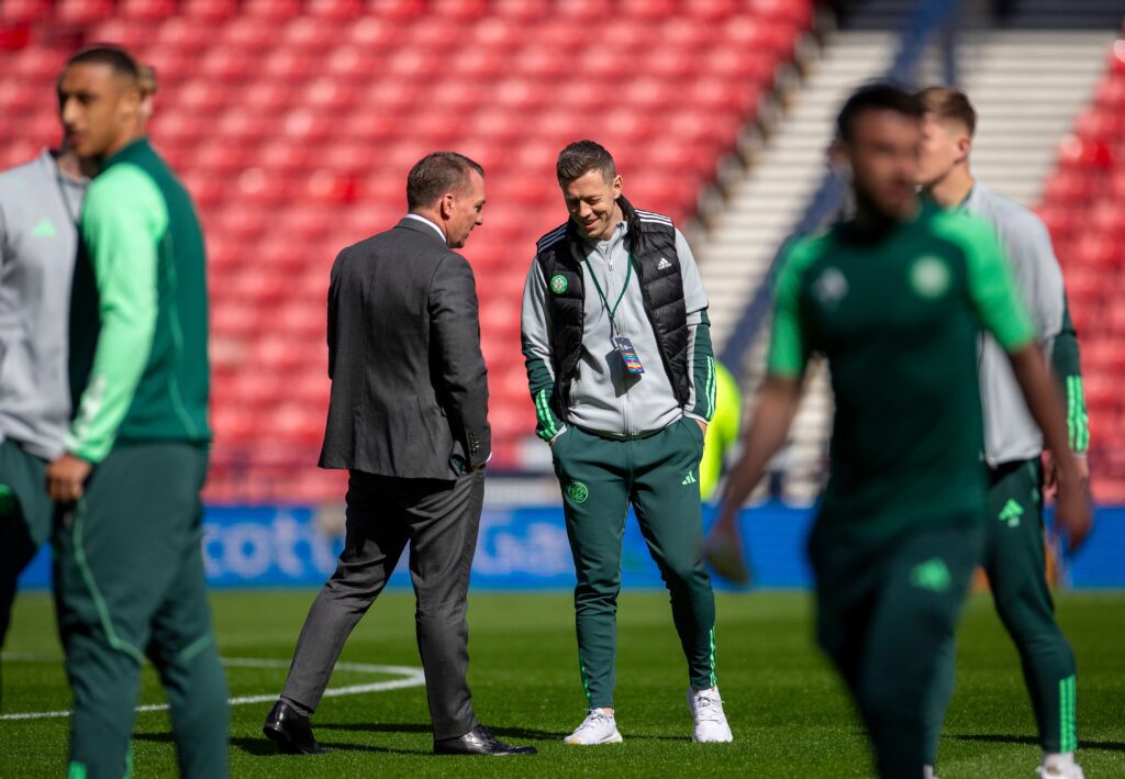 Brendan Rodgers and Celtic Players
