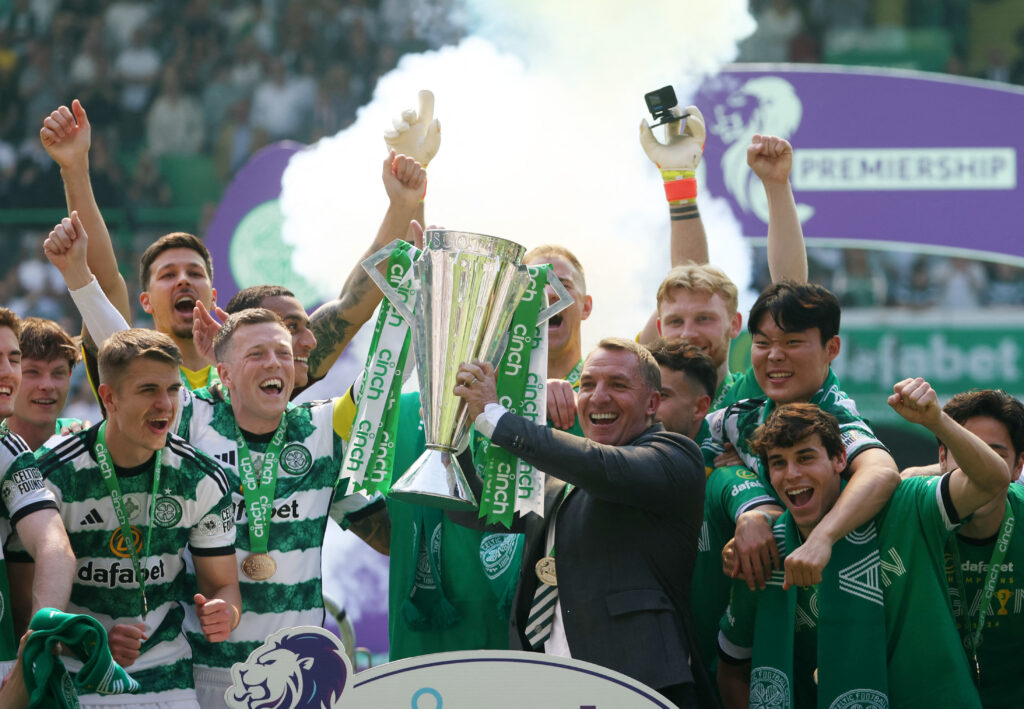 Celtic lift the title