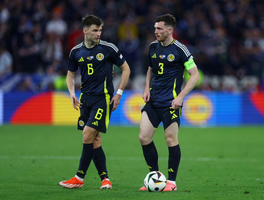 Kieran Tierney and Andy Robertson