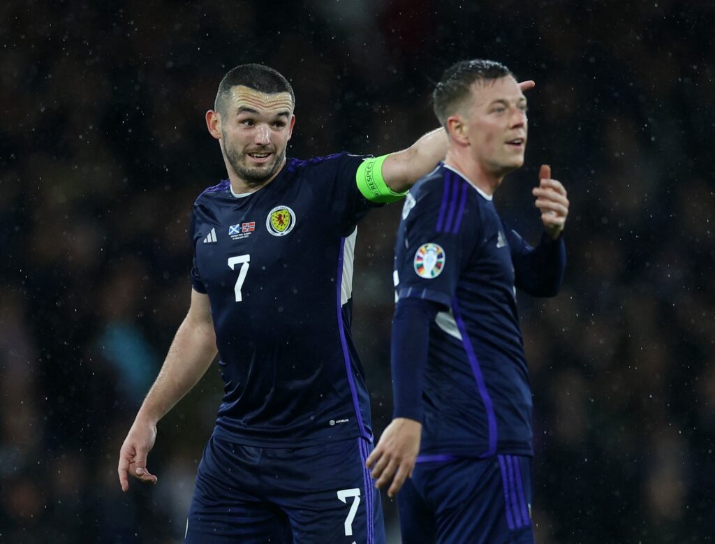 Scotland Players Callum McGregor and John McGinn