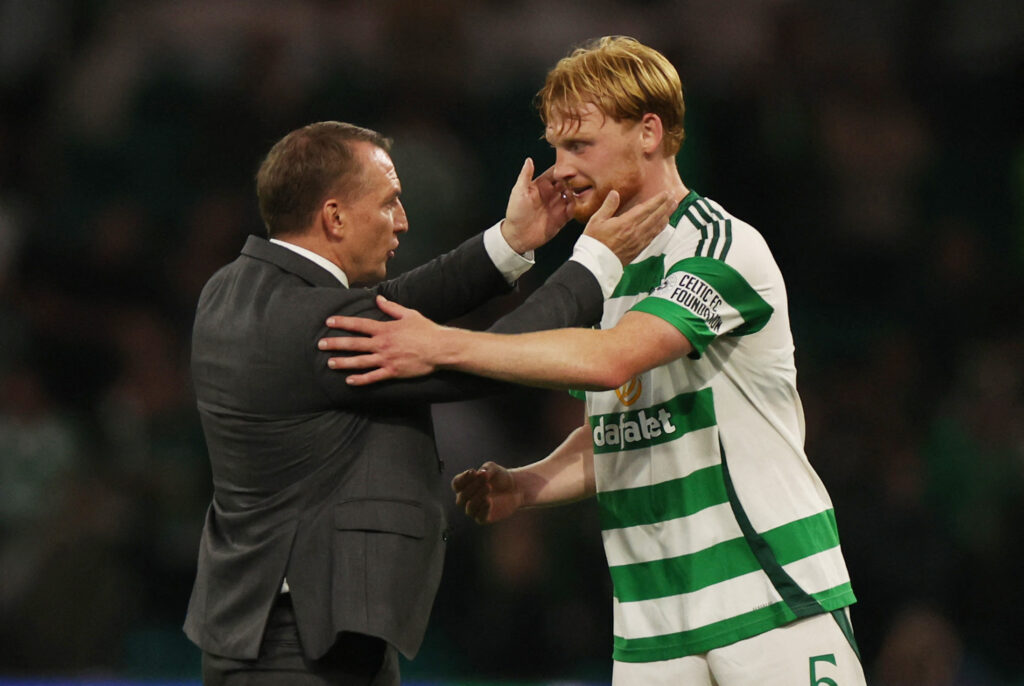 Brendan Rodgers and Liam Scales